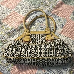 EUC retro top zip handbag Jazza brand
